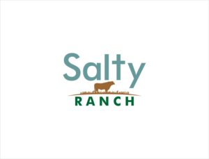 Salty  OR Salty Land and Cattle OR Salty Ranch | Logo Design by BNdesigner