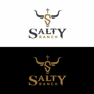 Salty  OR Salty Land and Cattle OR Salty Ranch | Logo Design by Kelvin-Kranj