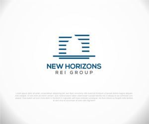 Logo Design by Niizam Uddin for New Horizons REI Group | Design: #26212102