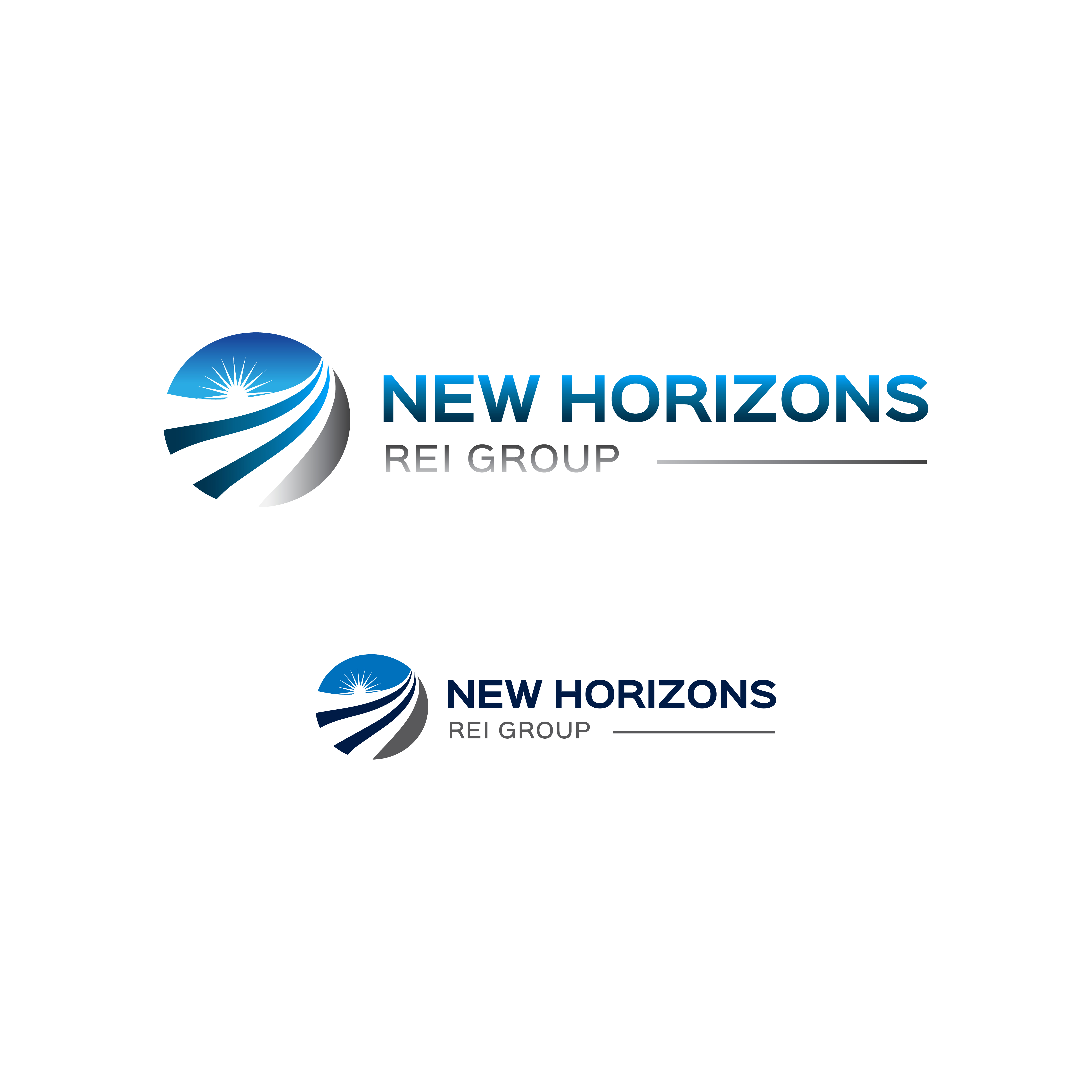 Logo Design by MMYOUSUF for New Horizons REI Group | Design #26217445