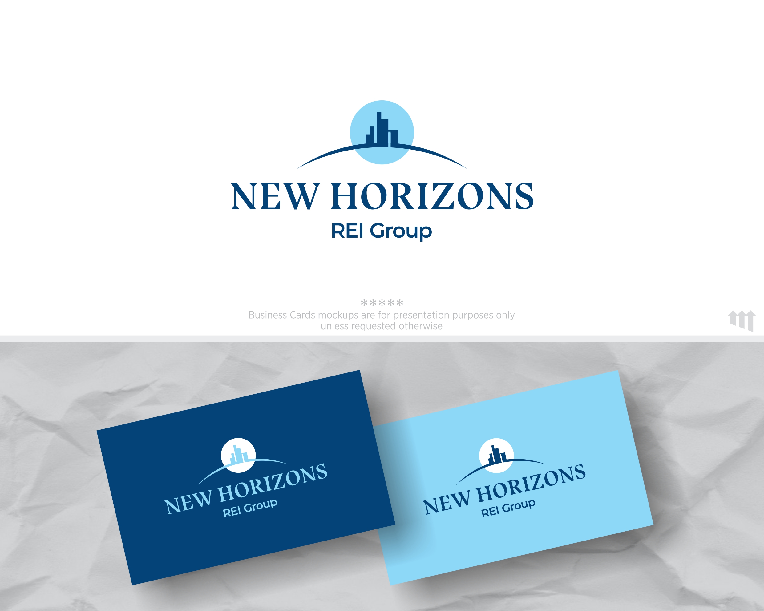 Logo Design by MBARO for New Horizons REI Group | Design #26211817