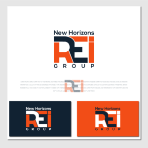 Logo Design by Rupok MT for New Horizons REI Group | Design: #26213333