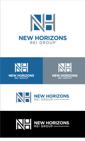 Logo Design by M Habib for New Horizons REI Group | Design: #26224895