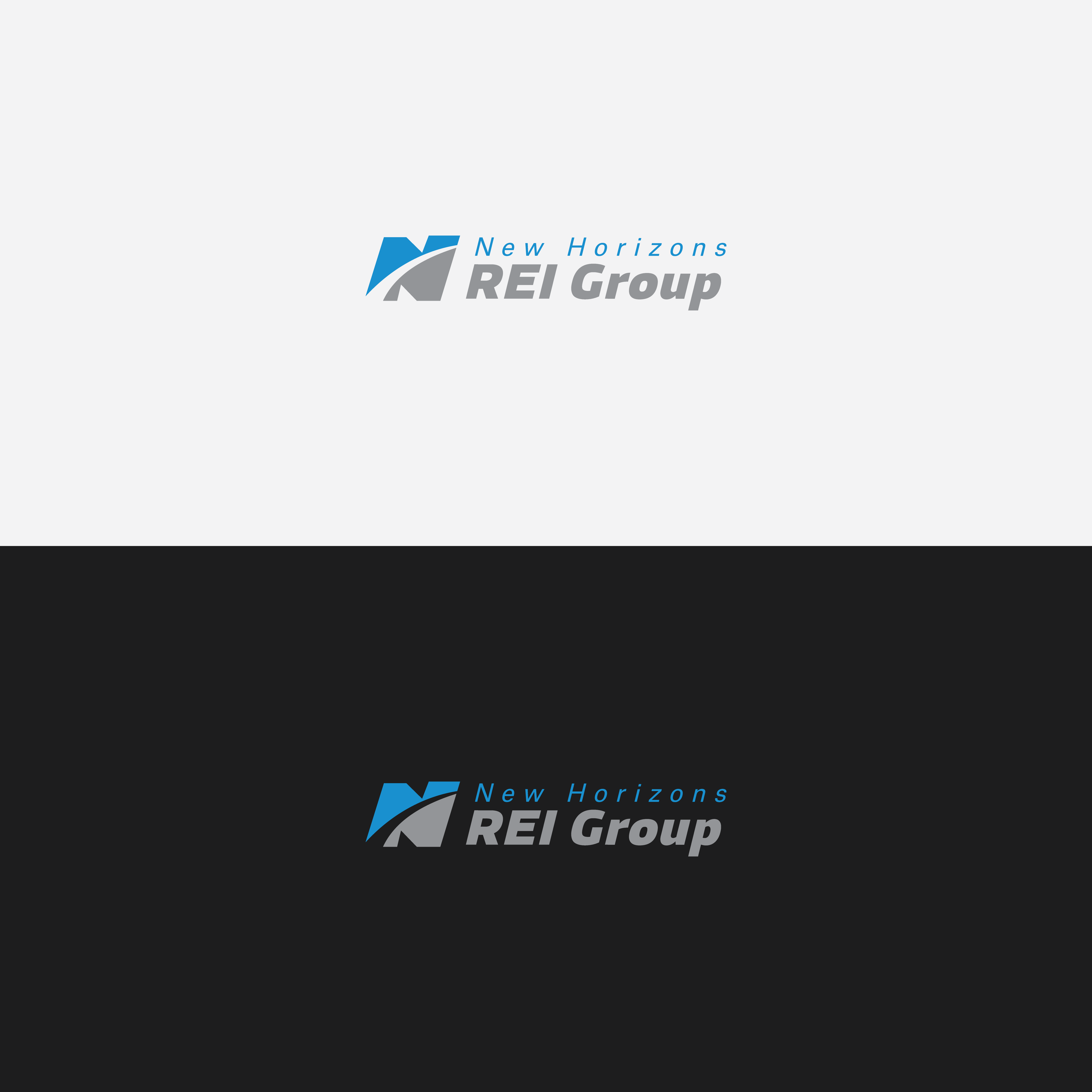 Logo Design by Jburtonux for New Horizons REI Group | Design #26217629