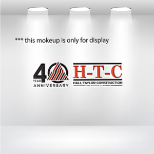 Hall-Taylor Construction, Tuscaloosa Alabama, 40 year anniversary or something like that | Design de Logo par Ochieng