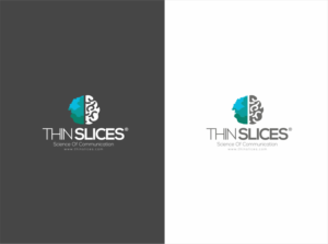 Company name is: Thin Slices Tagline (might be changed) is: Science of Communication | Logo Design by nikkiblue