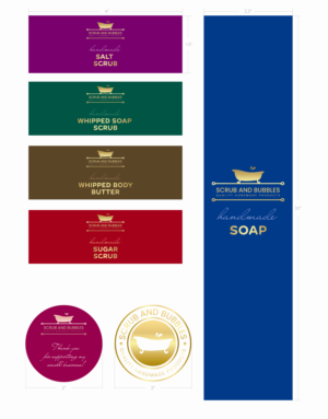 Label Design by Weeva for Scrub and Bubbles | Design: #26195981