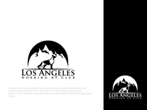 Los Angeles working k9 Club | Logo-Design von adnan001 2