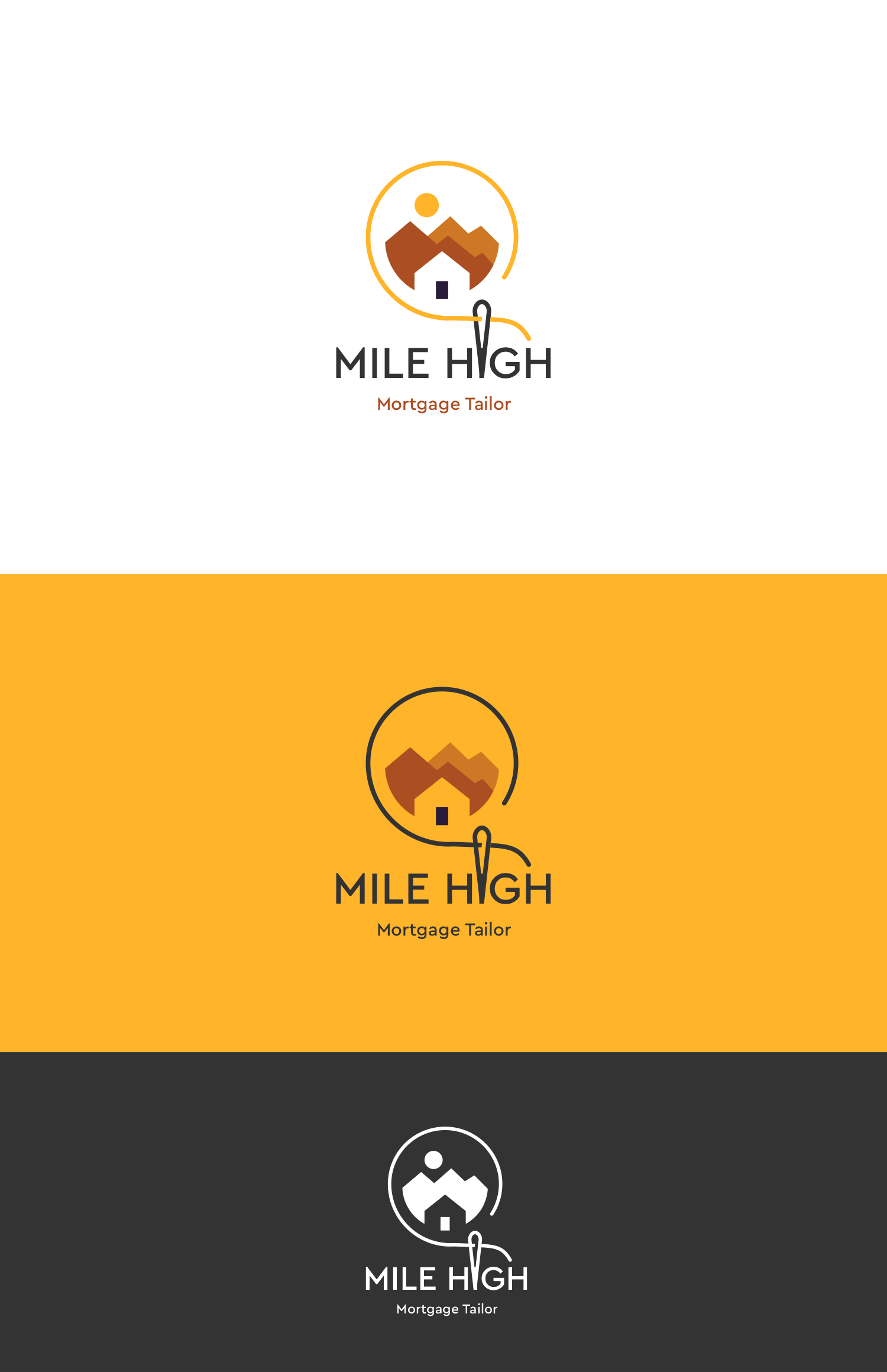 Logo Design by Omee for Mile High Mortgage Tailor | Design #26199898