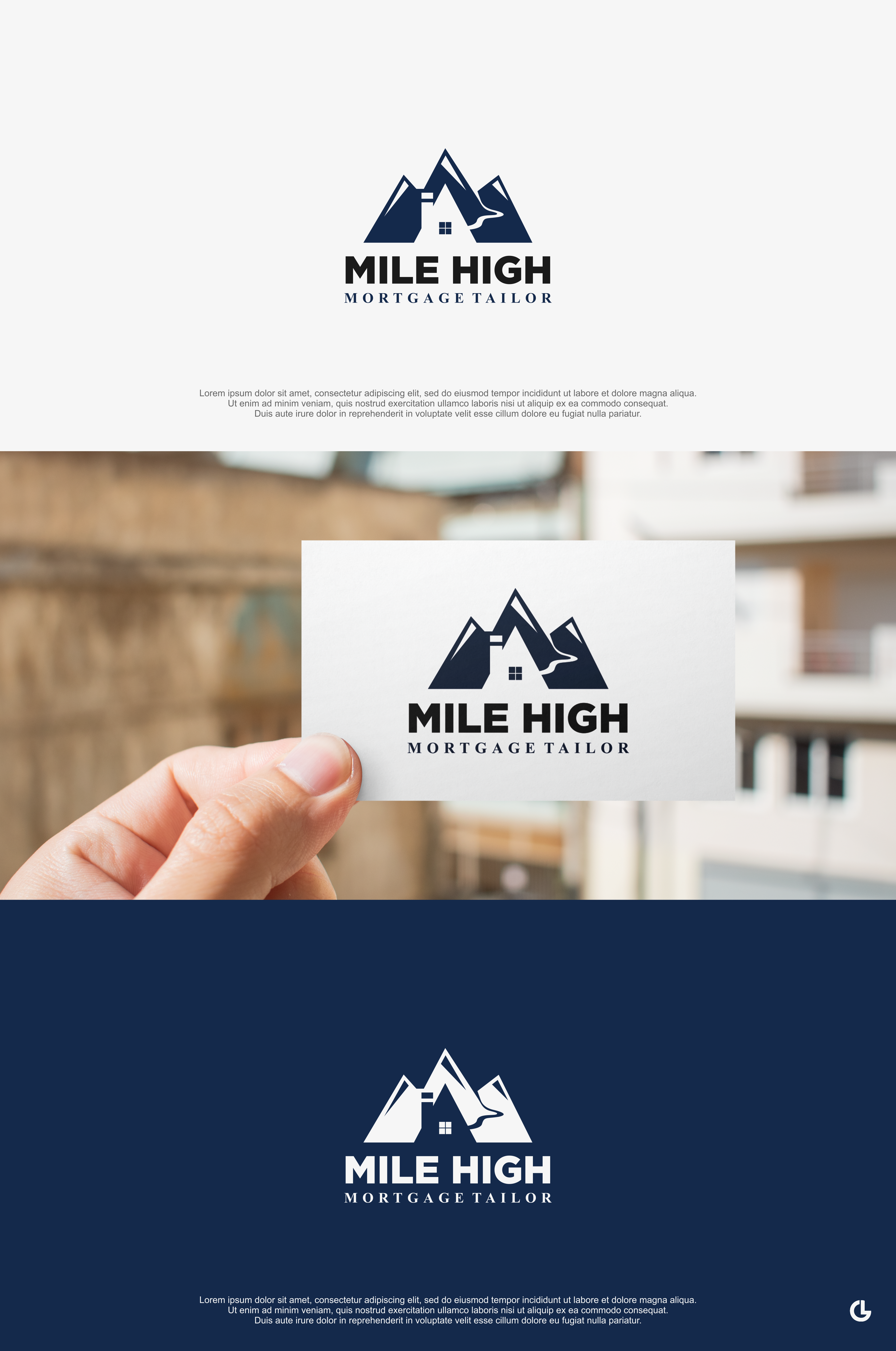 Logo Design by R!CKY for Mile High Mortgage Tailor | Design #26219605