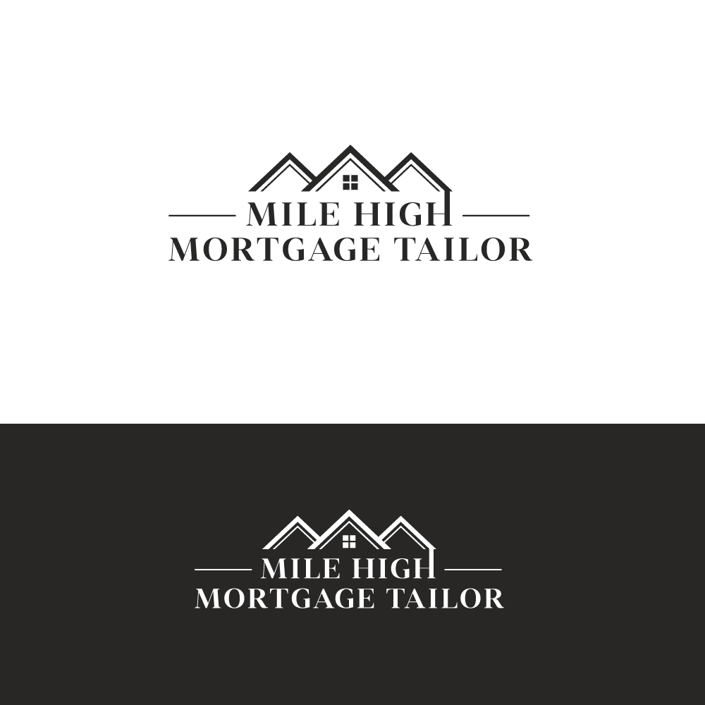 Logo Design by objects for Mile High Mortgage Tailor | Design #26194000