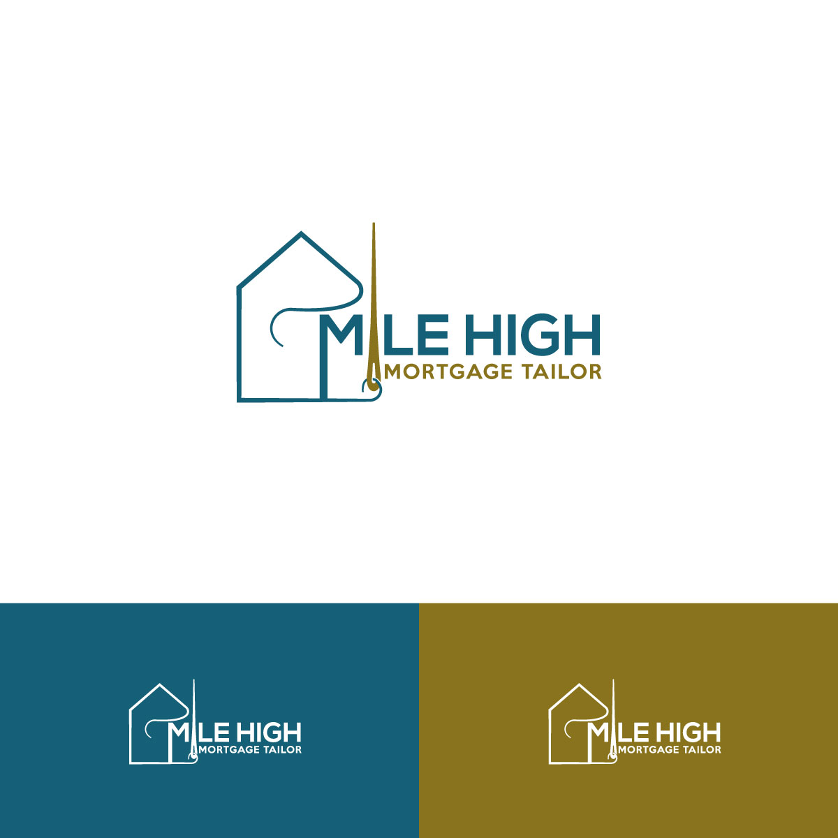 Logo Design by Minimal Studio for Mile High Mortgage Tailor | Design #26195769