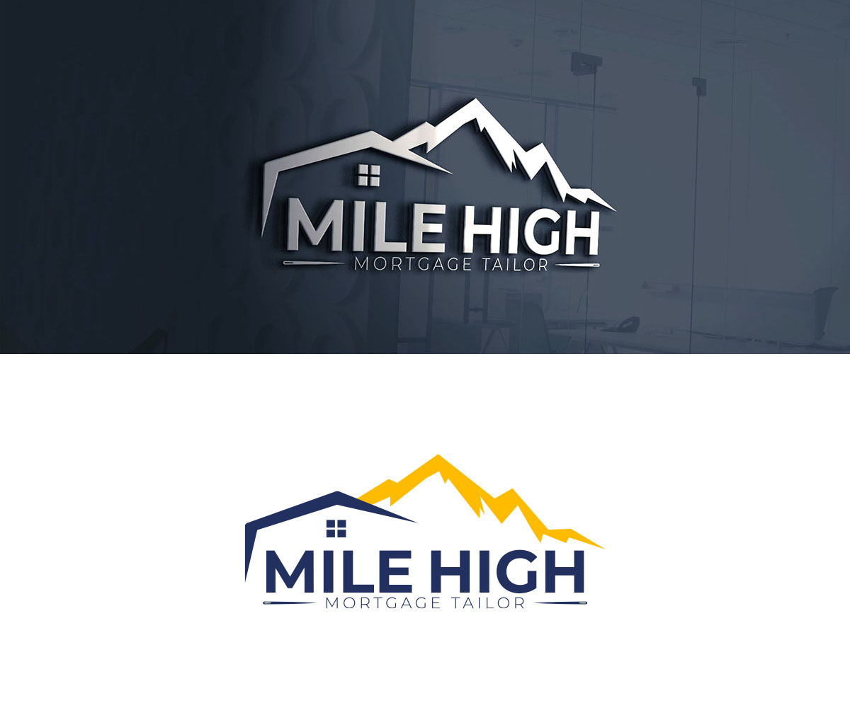 Logo Design by kangcablon for Mile High Mortgage Tailor | Design #26229452