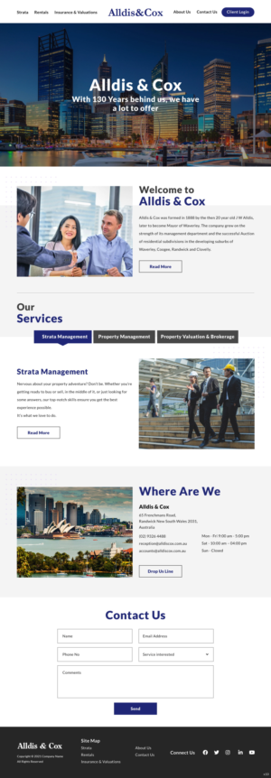 Web Design by pb for this project | Design #26196330