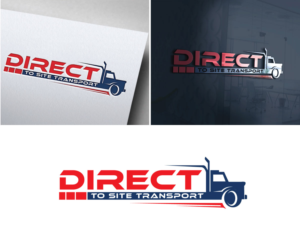DTS/Direct to Site Transport | Logo Design by HEAVEN ART