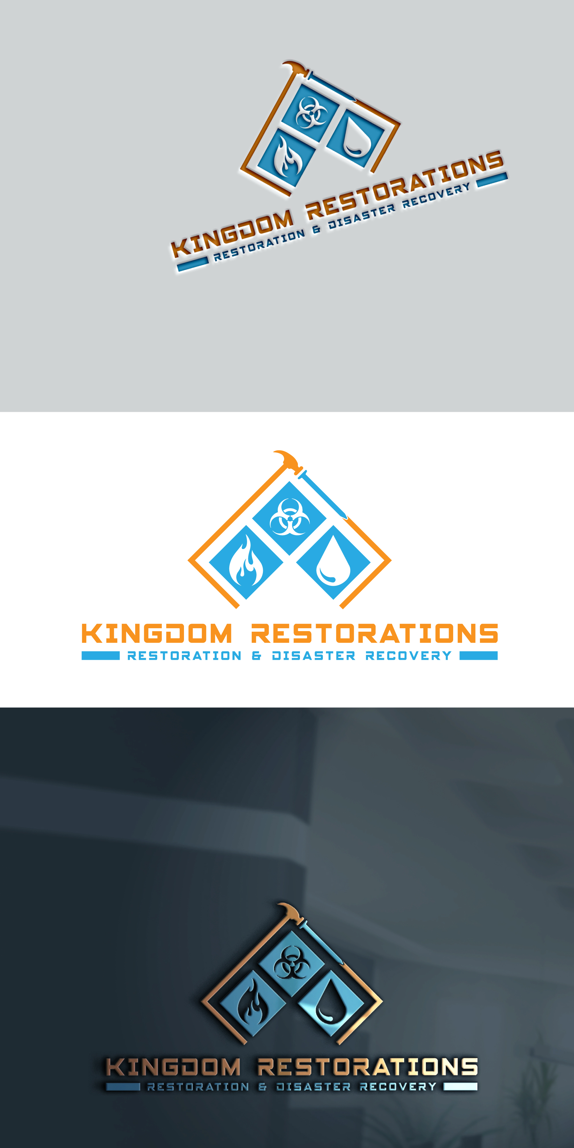 Logo Design by Shakhawat shamim for Kingdom Restorations | Design: #26255898