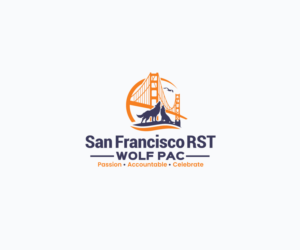 San Francisco RST Wolf PAC  (Subscript: Passion. Accountable. Celebrate.) | Logo Design by Ena