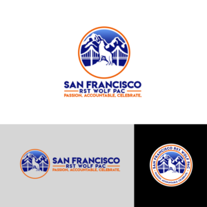 San Francisco RST Wolf PAC  (Subscript: Passion. Accountable. Celebrate.) | Logo Design by PsyPen