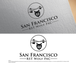 San Francisco RST Wolf PAC  (Subscript: Passion. Accountable. Celebrate.) | Design de Logo par sekanul