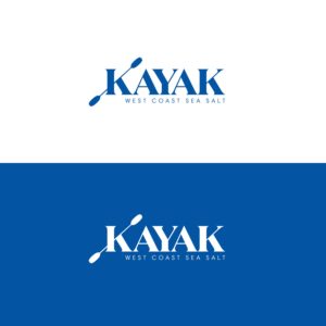 Main logo word: KAYAK  Secondary words: West Coast Sea Salt. | Logo-Design von collinlevine