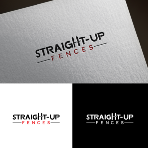 STRAIGHT-UP FENCES | Design de Logo par sankar999