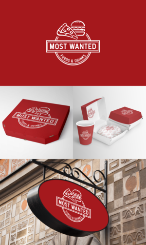 Most Wanted Foods & Drinks | Logo Design by Paperfox Designs