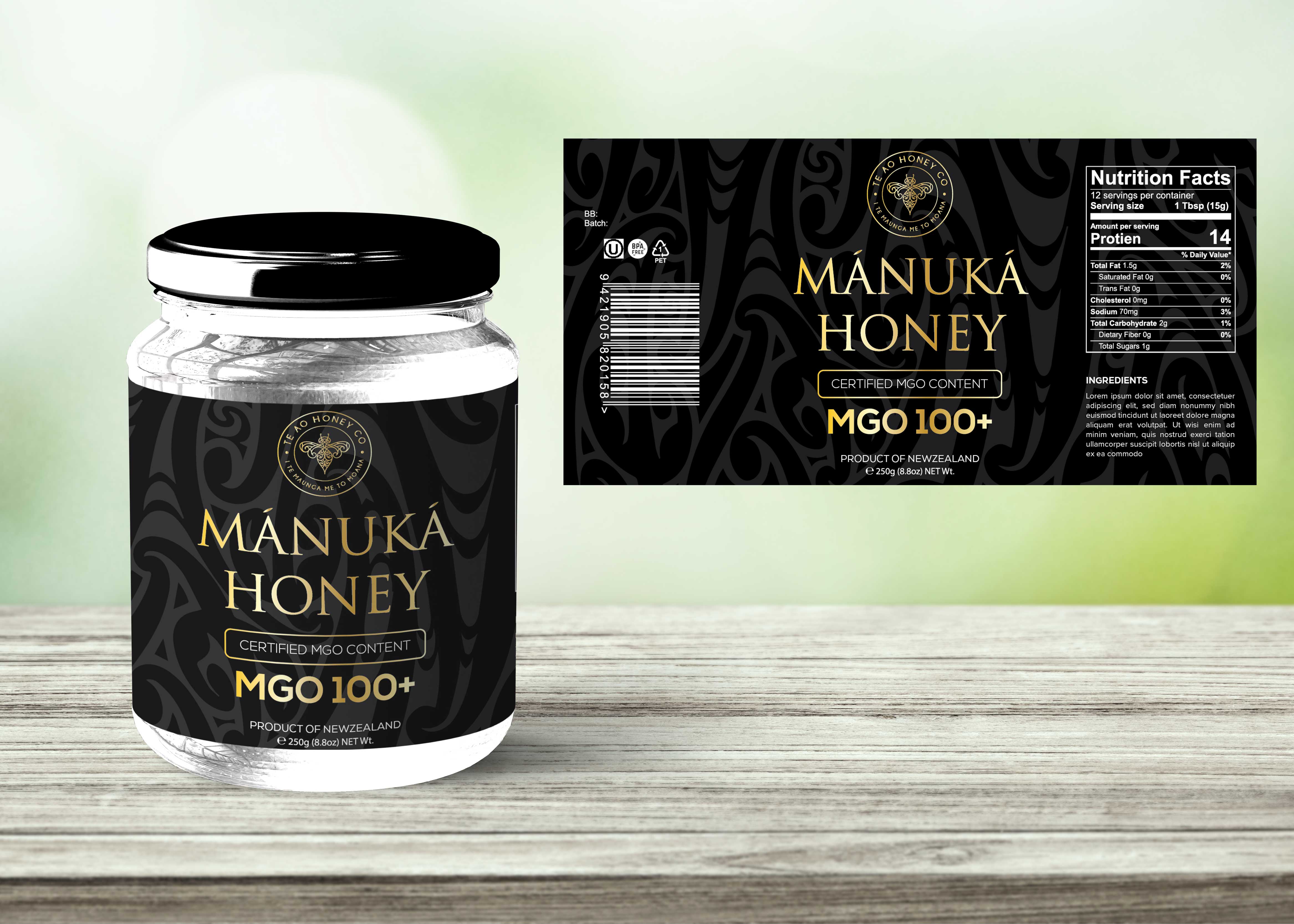 Label Design by Shumaila Kiran for this project | Design #26202268