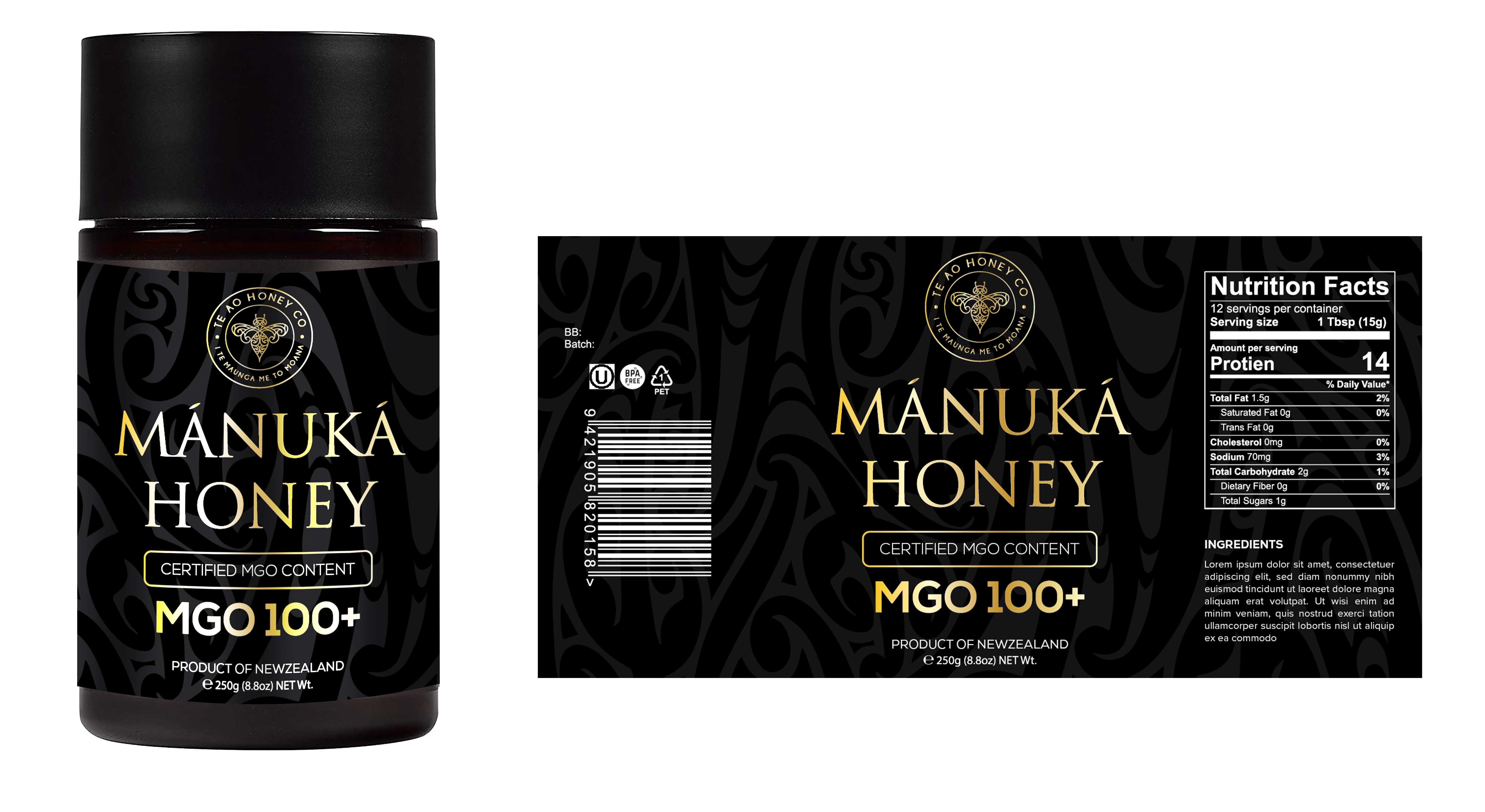 Label Design by Shumaila Kiran for this project | Design #26214038