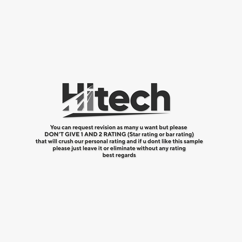 Logo Design by IdentsArt for hitech fence and steel ind. | Design #26197185