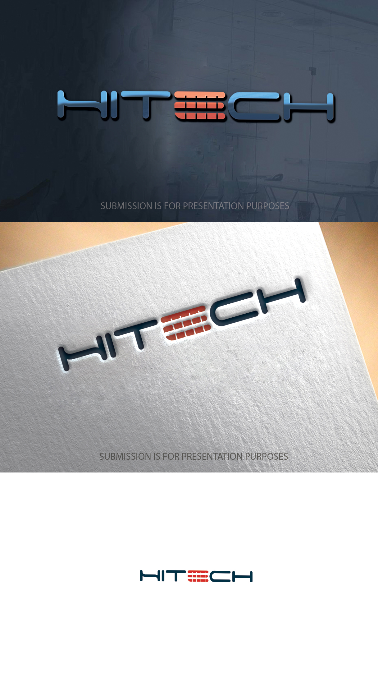 Logo Design by graphicevolution for hitech fence and steel ind. | Design #26195307