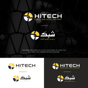 Diseño de Logo por Rayn Design para hitech fence and steel ind. | Diseño: #26218027