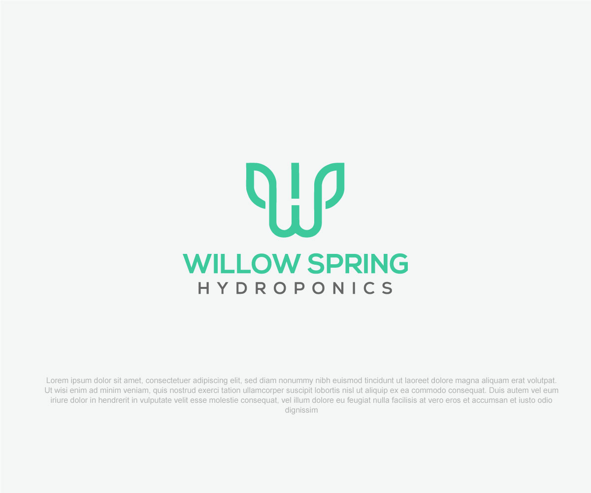Diseño de Logo por Niizam Uddin para Willow spring hydroponics | Diseño #26228736