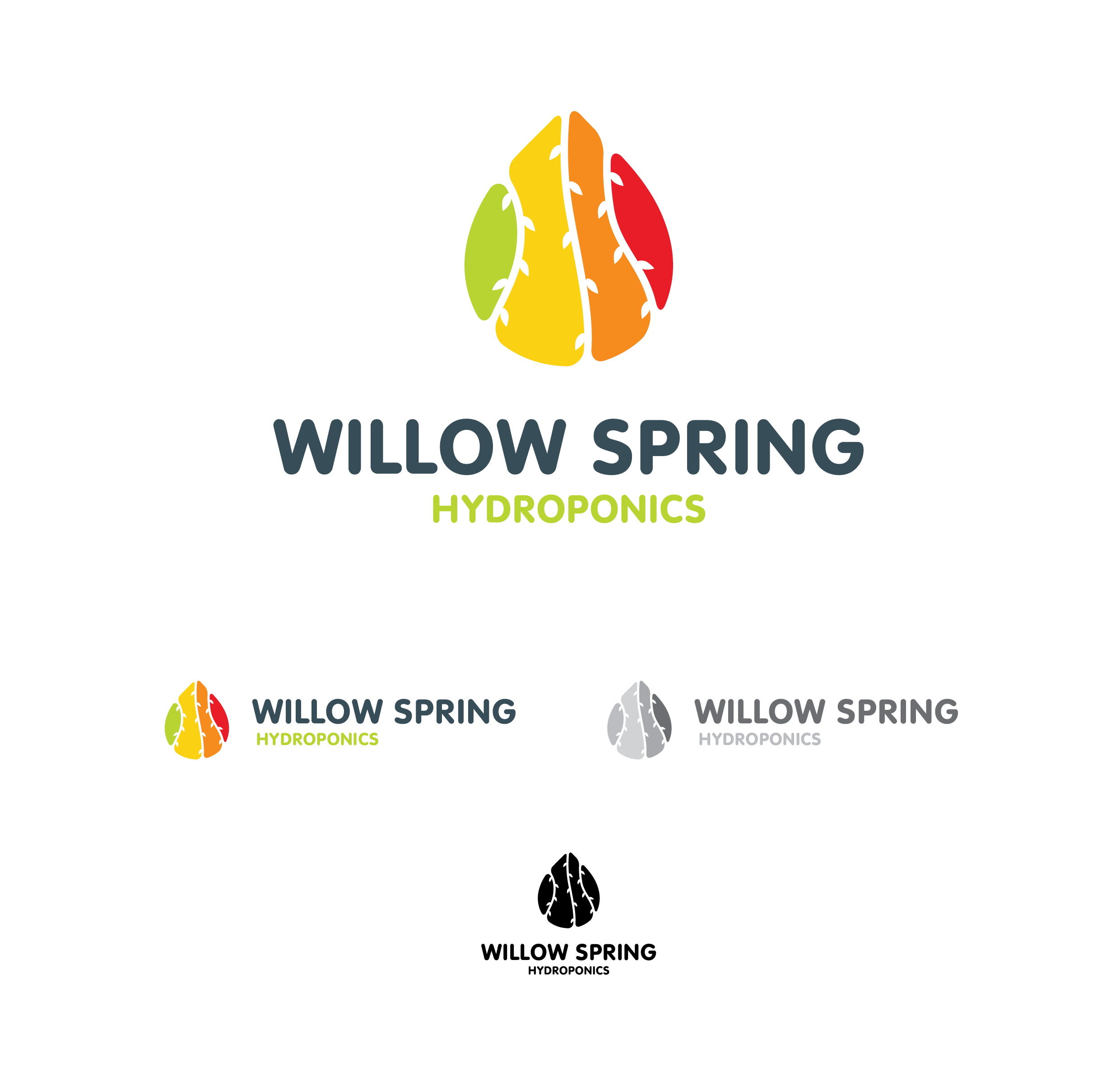 Logo Design by Seo07man for Willow spring hydroponics | Design #26219583