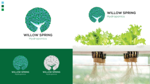 Logo Design by Dheva for Willow spring hydroponics | Design: #26201960