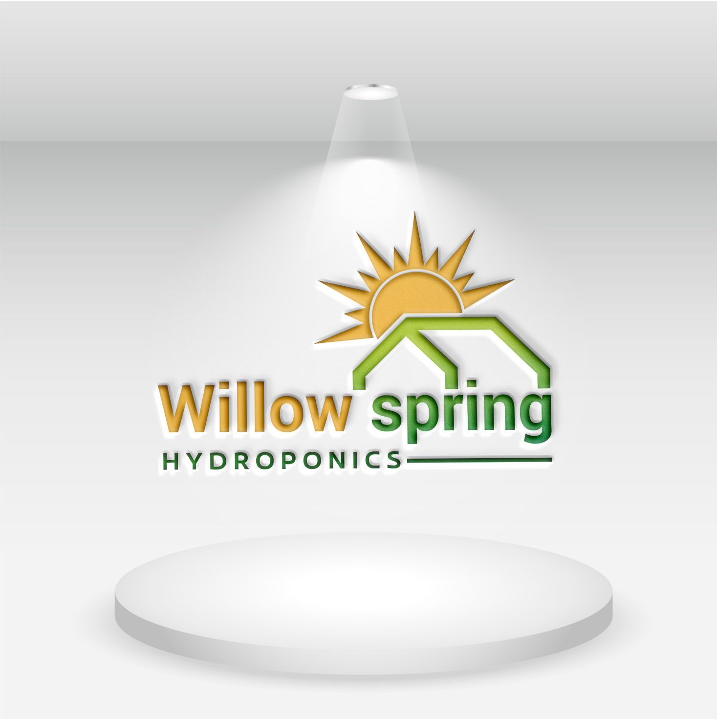 Logo Design by zisan20 for Willow spring hydroponics | Design #26235472