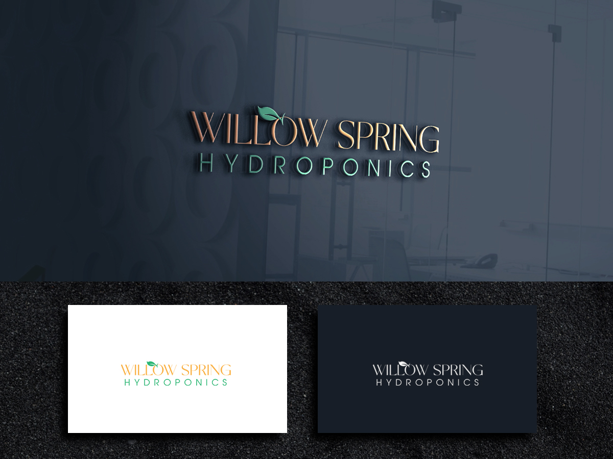 Logo Design by ArtSamurai for Willow spring hydroponics | Design #26198170