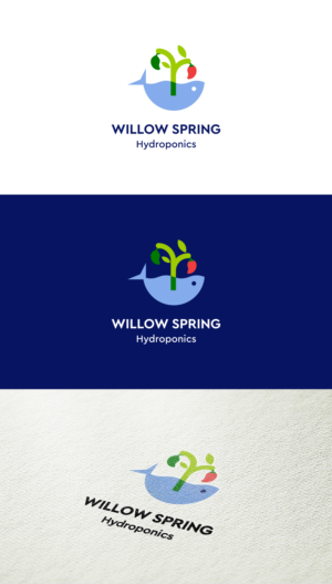 Logo Design by Omee for Willow spring hydroponics | Design: #26199100