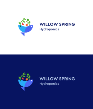 Willow spring Hydroponics | Logo-Design von Omee