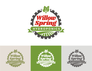 Logo Design by LIZZY LO for Willow spring hydroponics | Design: #26196727