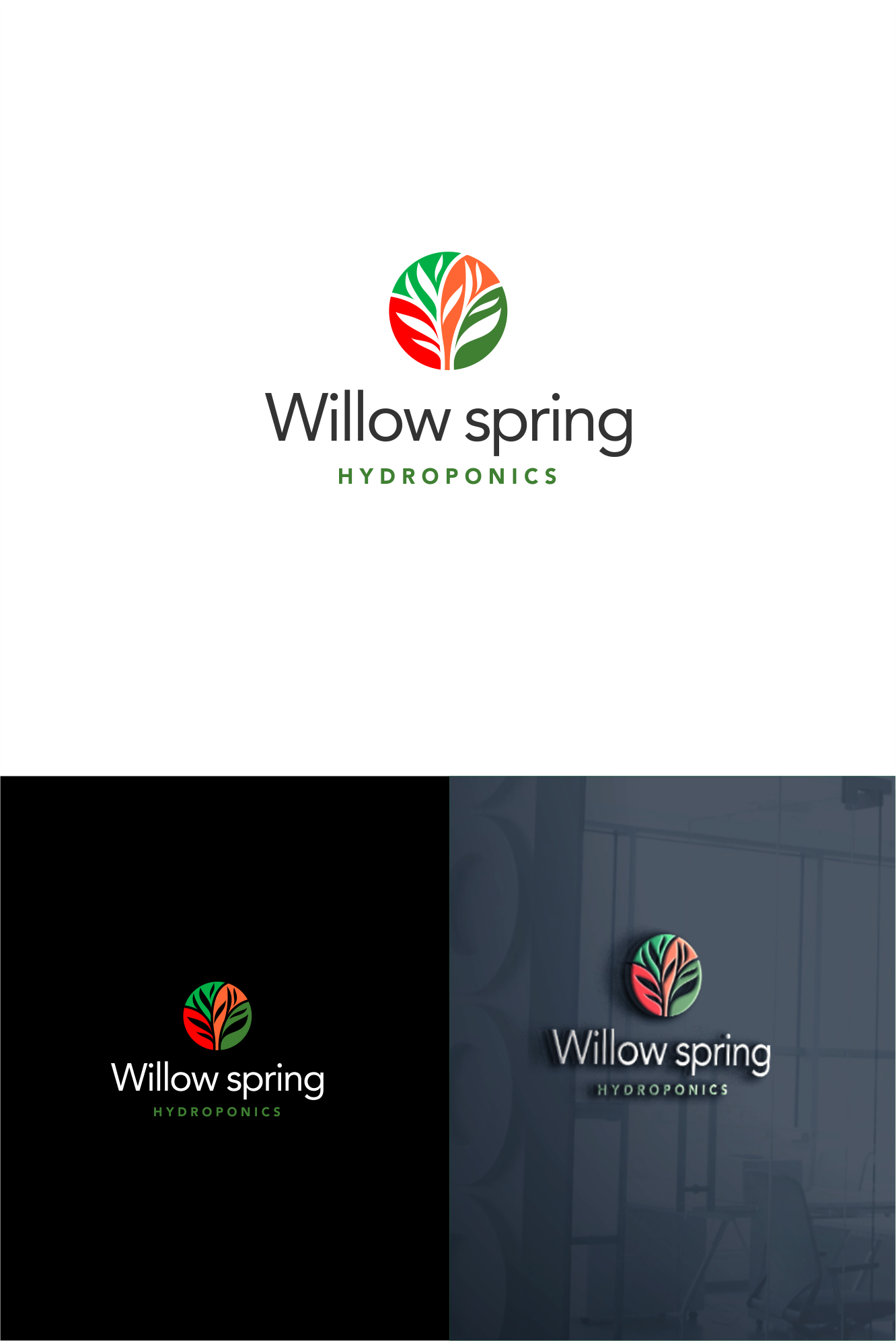 Logo Design by *mary for Willow spring hydroponics | Design #26199683