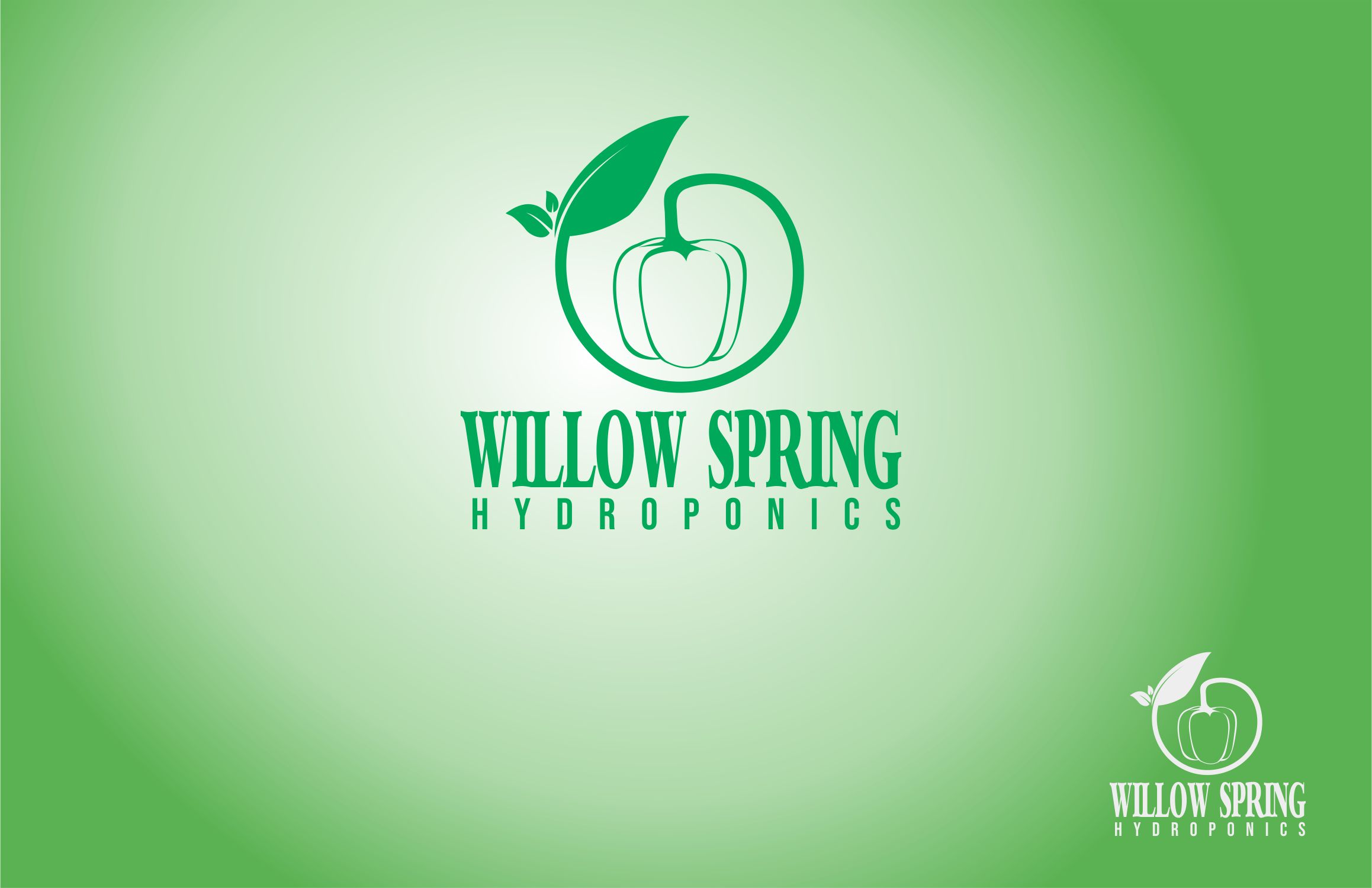 Diseño de Logo por AisyahArt86 para Willow spring hydroponics | Diseño #26235609