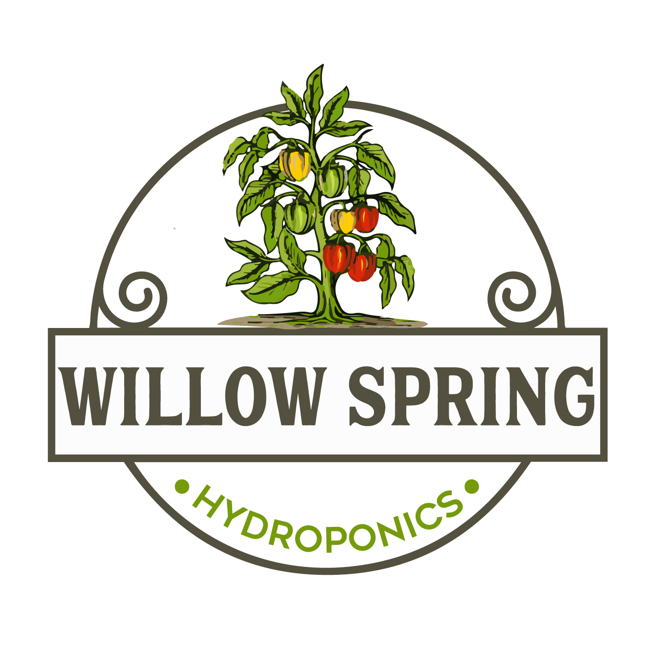 Logo Design by techteam761 for Willow spring hydroponics | Design #26197098