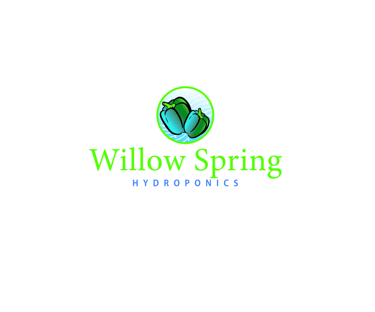 Logo Design by Taiki Design for Willow spring hydroponics | Design #26203610