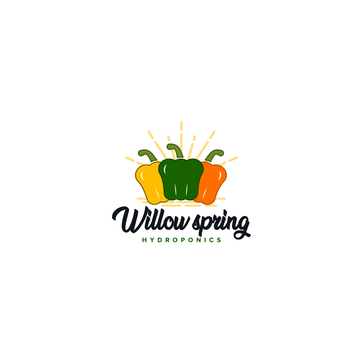 Logo Design by 4tech services for Willow spring hydroponics | Design #26196783