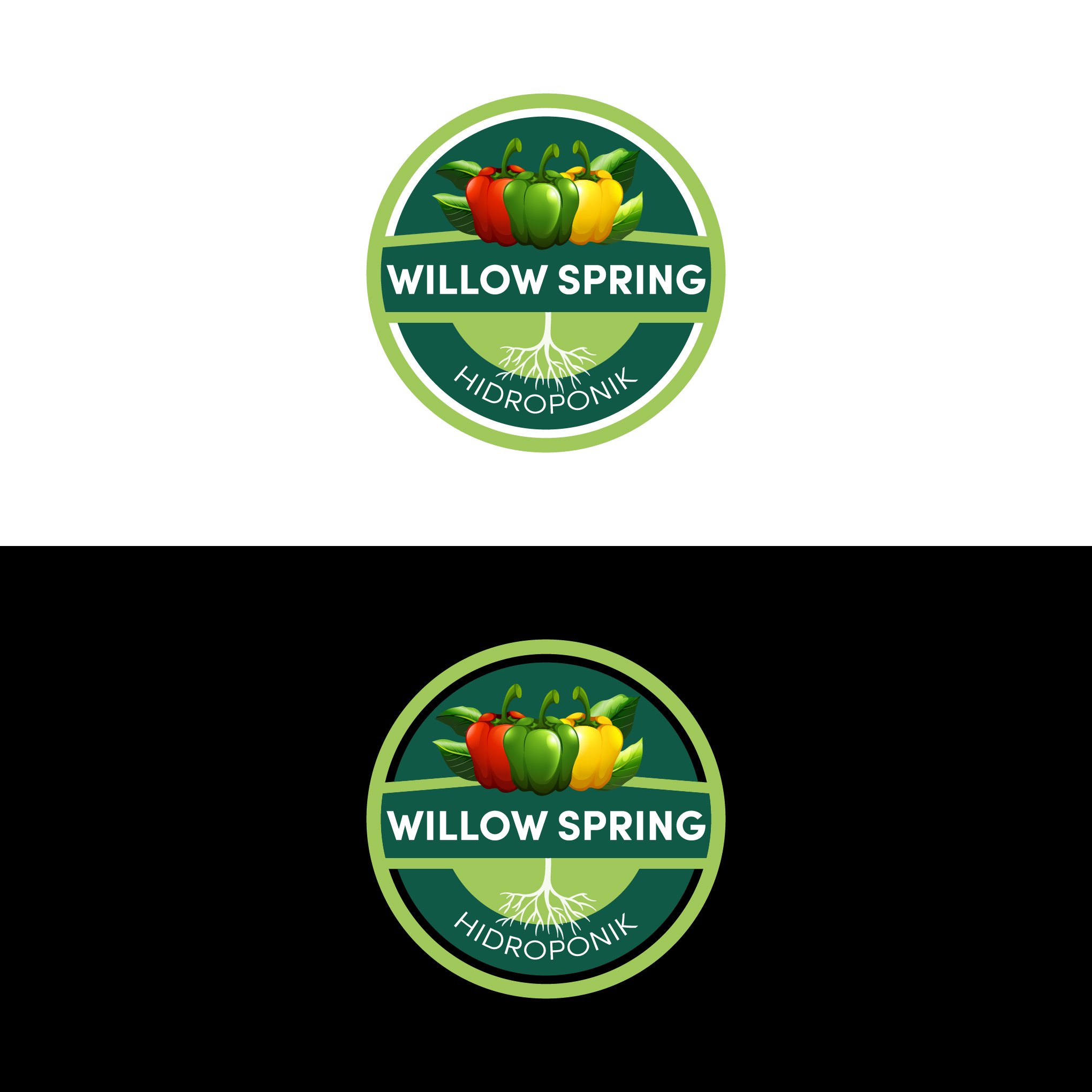 Logo Design by iwan1012 for Willow spring hydroponics | Design #26234767