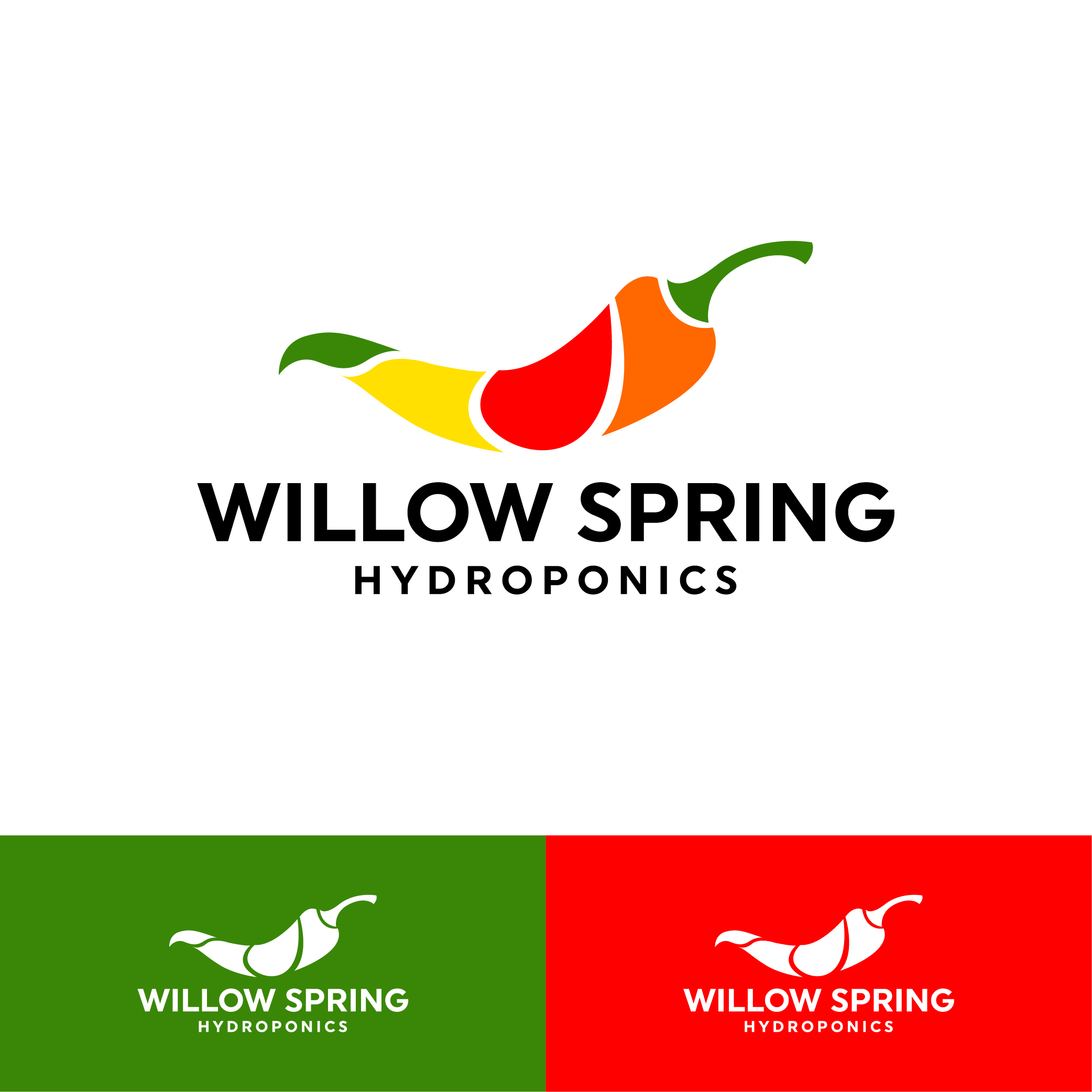 Design de Logo par LakmalCREATIVE pour Willow spring hydroponics | Design #26200390