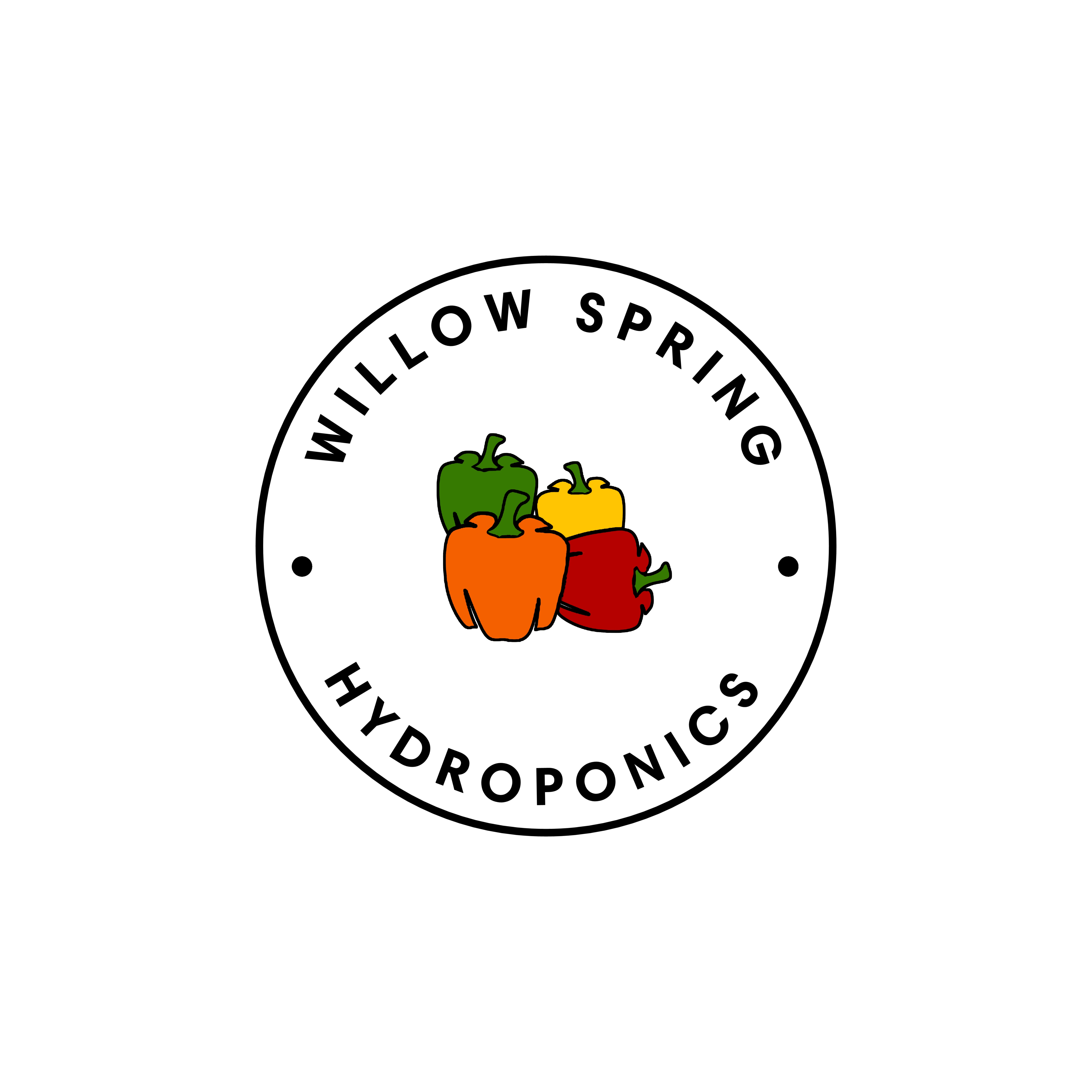 Logo Design by collinlevine for Willow spring hydroponics | Design #26223804