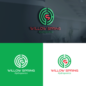 Logo Design by manah bening for Willow spring hydroponics | Design: #26195430