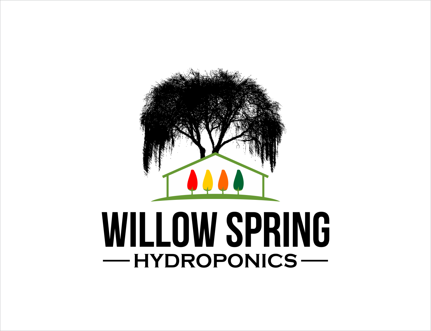 Logo Design by BNdesigner for Willow spring hydroponics | Design #26224359