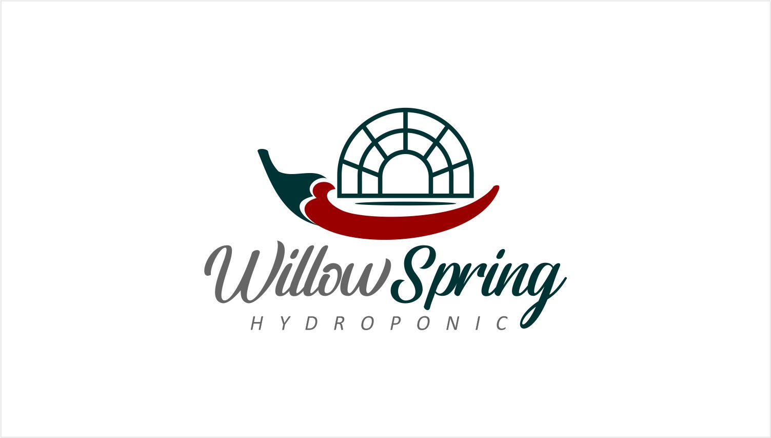 Logo Design by Indra Putra for Willow spring hydroponics | Design #26198313